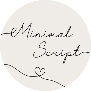 Minimal Script | Wedding Stationery