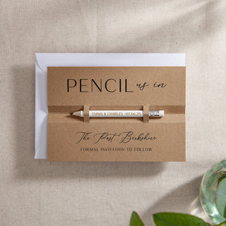 Simple Elegance 'Pencil Us In' Save the Date