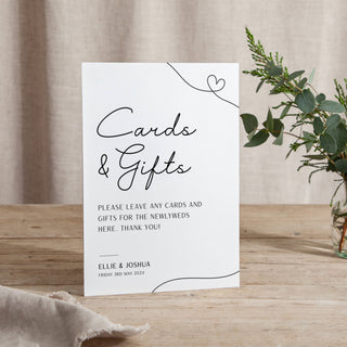 Minimal Script - Small Wedding Signs - General - Printed