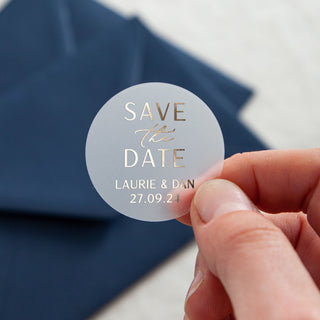 Save the Date Stickers