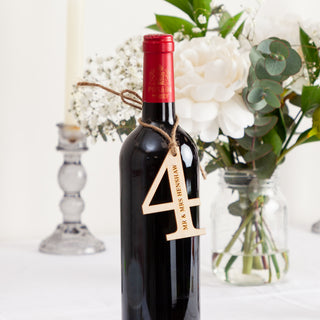 Wooden Table Number Hanging Tags