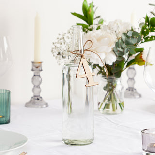 Wooden Table Number Hanging Tags