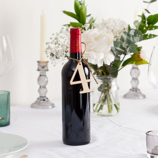 Wooden Table Number Hanging Tags