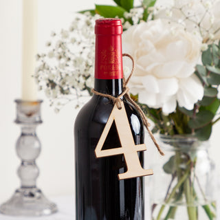Wooden Table Number Hanging Tags