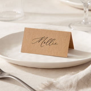 Simple Elegance Script Place Cards