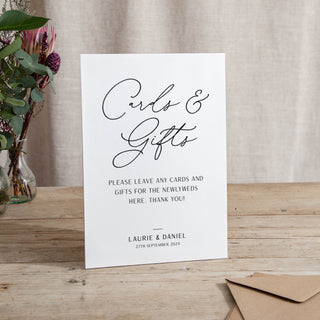 Modern Elegance - Small Wedding Signs - General - Printed