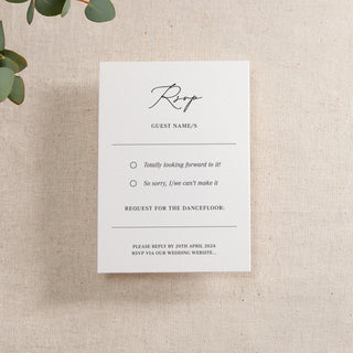 Meadow Printed RSVP Card