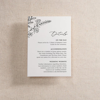 Meadow Printed RSVP Card