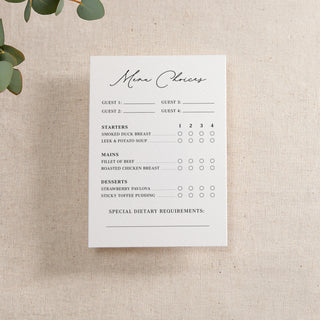 Meadow Printed RSVP Card