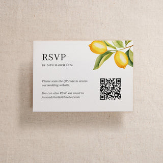 Sicily Printed RSVP Card