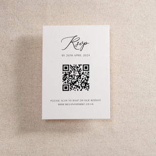 Simple Elegance Printed RSVP Card