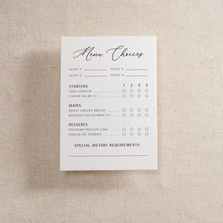 Simple Elegance Printed RSVP Card