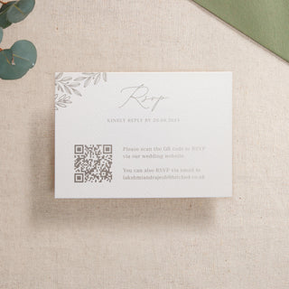 Meadow Foiled RSVP Card