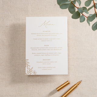 Meadow Foiled RSVP Card