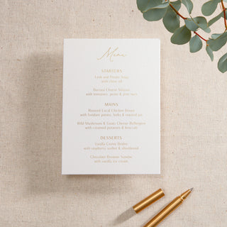 Modern Elegance Foiled Invitation Insert Card