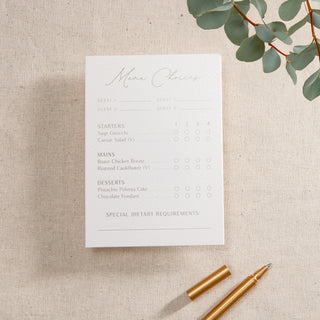 Modern Elegance Foiled RSVP Card