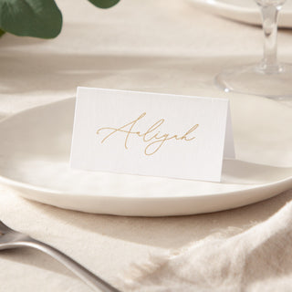 Modern Elegance Foiled Place Cards