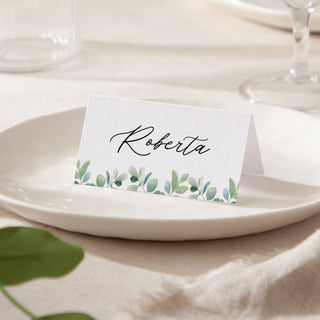 Watercolour Eucalyptus Place Cards