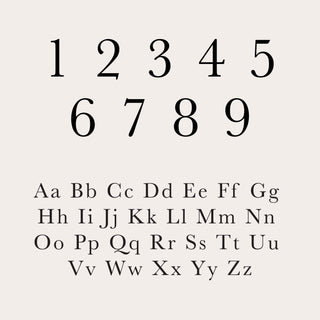 Moon & Stars Foiled Wedding Table Number Cards