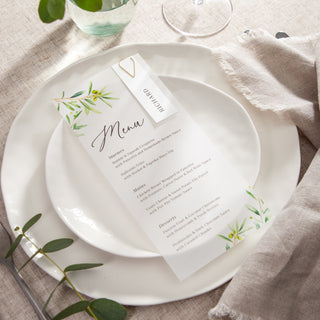 Olive Wedding Menus