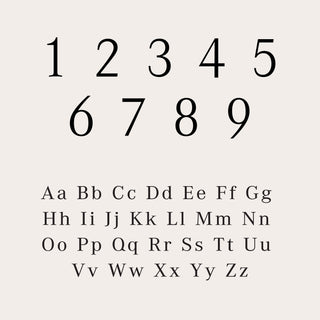 Sicily Wedding Table Number Cards