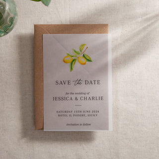 Sicily Save the Date - Portrait